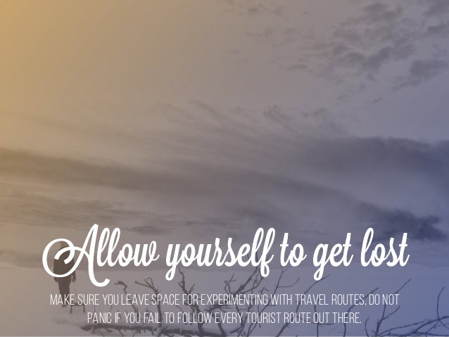 Make the Journey Count